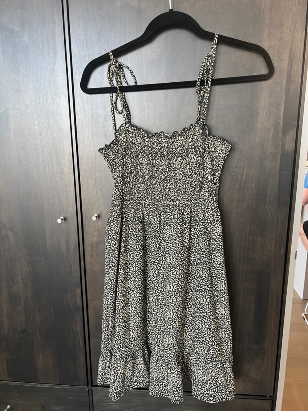 Topshop Textured Smocked Top Dress